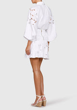 Wild Bloom Embroidery Mini Skirt ~ MOS the label