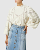 LOOM BLOUSE- Unbleached ~ MOS the label