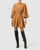 Loom Mini Dress- Butterscotch ~ MOS the label