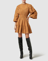 Loom Mini Dress- Butterscotch ~ MOS the label