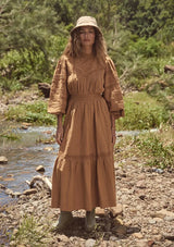 Loom Maxi Dress- Butterscotch ~ MOS the label