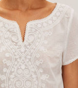 Ramona Blouse - Light Chalk