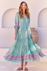 Woods Maxi Dress - Lover Birds