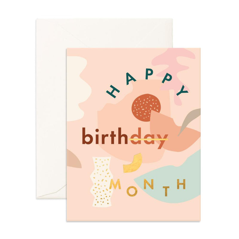 Birthday Month Greeting Card