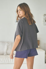 Tyler Navy Denim Shorts