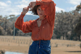 Coyote Blouse - Cinnamon MOS the label