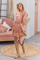 Hayes Mini Dress - Rose Jungle Book