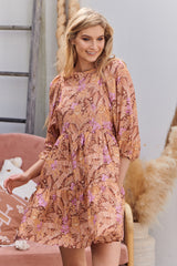 Hayes Mini Dress - Rose Jungle Book