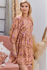 Hayes Mini Dress - Rose Jungle Book