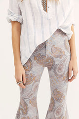 Just Float On Flare - Limestone Paisley