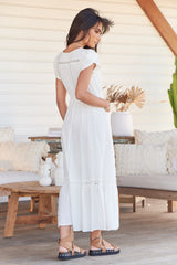 Carmen Maxi - White Poppy