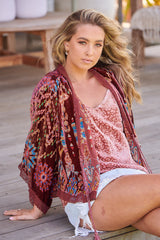 Geo Burnout Dazy Kimono ~ Johnny Was