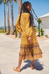 Liliana Midi Dress - Sunbeam