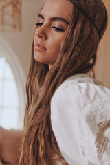 FLORA EMBROIDERY BLOUSE - Ivory ~ MOS the label