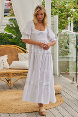 Gisele Maxi Dress - White Willow