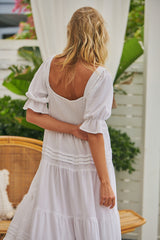 Gisele Maxi Dress - White Willow