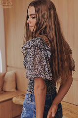 Beatrice Top- Black ~ Free People