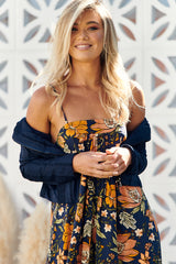 Florida Jumpsuit - California Poppy