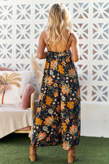 Florida Jumpsuit - California Poppy
