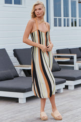 Radiant Stripe Midi Dress ~ MOS the label