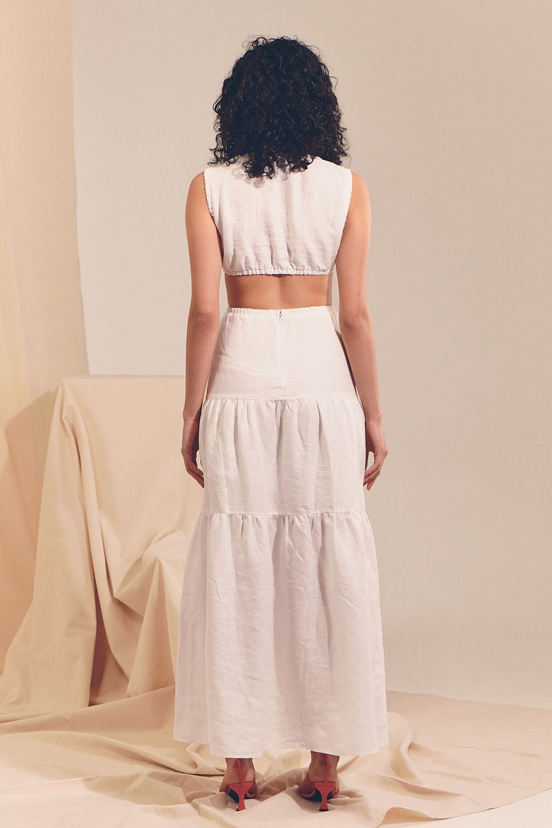 APRIL MAXI Dress - White