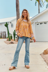 Ginny Blouse - Mango Paper Crane