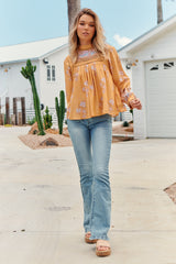 Ginny Blouse - Mango Paper Crane