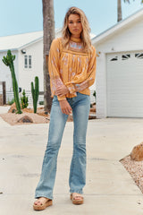 Ginny Blouse - Mango Paper Crane