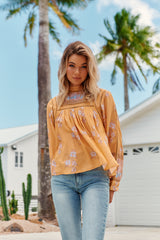 Ginny Blouse - Mango Paper Crane
