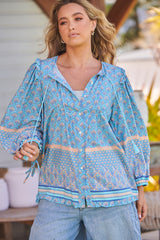 Aries Blouse - Sea Eden