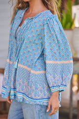 Aries Blouse - Sea Eden