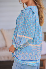 Aries Blouse - Sea Eden