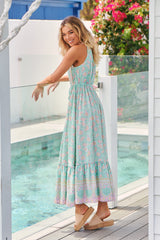 Reef Maxi Dress - Sea Mist