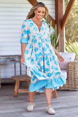 Eve Midi Dress - Swan River Daisy