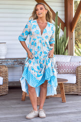 Eve Midi Dress - Swan River Daisy