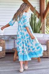 Eve Midi Dress - Swan River Daisy