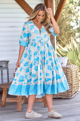 Eve Midi Dress - Swan River Daisy