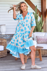 Eve Midi Dress - Swan River Daisy