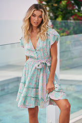 Montana Mini Dress - Sea Mist