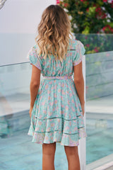 Montana Mini Dress - Sea Mist