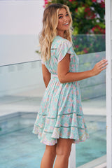 Montana Mini Dress - Sea Mist