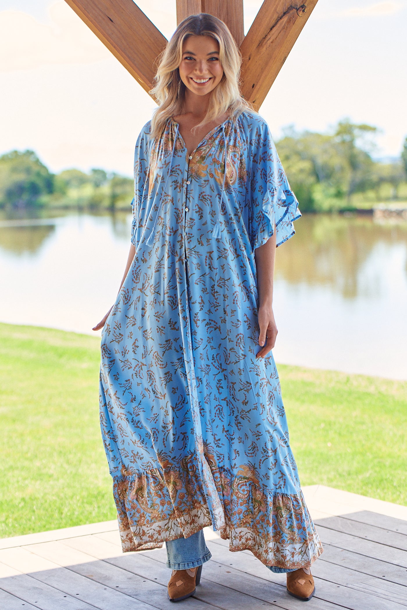 enchanted garden maxi dress The "Enchanted Garden" Crochet Dress