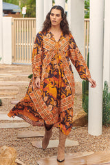 Penny Midi Dress - Lantana