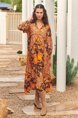 Penny Midi Dress - Lantana