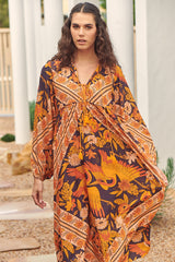 Penny Midi Dress - Lantana