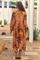 Penny Midi Dress - Lantana