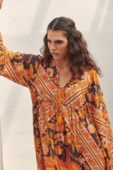 Penny Midi Dress - Lantana