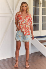 Molly Blouse - Sangria