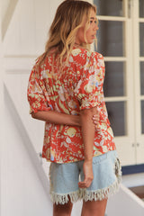 Molly Blouse - Sangria