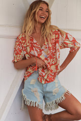 Molly Blouse - Sangria